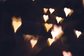 bokeh ve tvaru srdce, bokeh světla, romantickou atmosféru, srdce bokeh, teplé bokeh, srdce světla, romantická světla, světla ve tvaru srdce, bokeh efekt, ve tvaru srdce, romantický bokeh