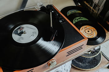 disco de vinil preto, toca discos, plataforma giratória clássica, discos de vinil, nostalgia, vibrações retrô, fechar-se, música, equipamento de audio, toca-discos, vintage