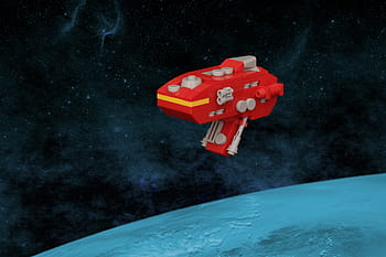 Lego, space, microscale, Perry Rhodan, Cantaro, cruiser, MOC, Canon 100mm, science fiction, spaceship, galaxy