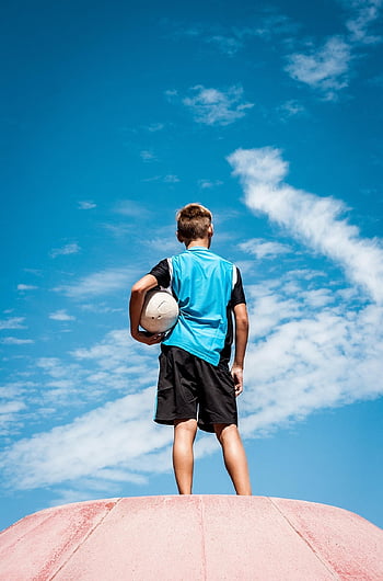 boy, child, ball, soccer, football, strong, target, king, play, children, determined