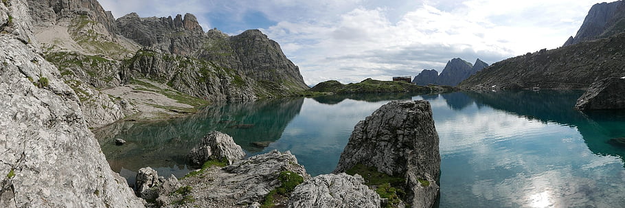 Příroda, východním Tyrolsku, Laszersee, berger