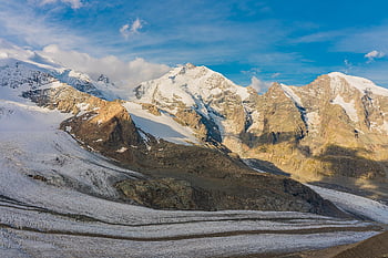 mountains, landscape, snow, glaciers, peak, summit, mountain Landscape, alps, alpine, scenic, nature