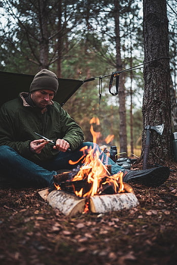 bushcraft, camping, utendørs, kniv, natur, villmark, leir, eventyr, overlevelse, bål