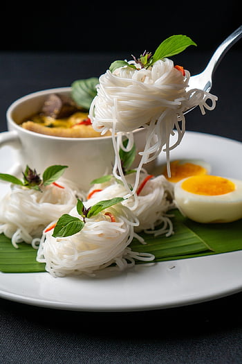 태국 음식, 쌀국수, 식품, 식사, 요리, 건강한, 맛좋은, 짜릿한, 공식 만찬, 점심, 야채