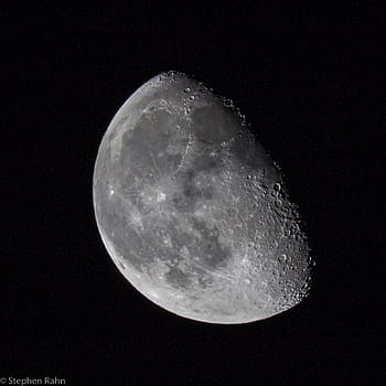 moon, waning gibbous, 71 percent illuminated, 19 days old, 229291 miles away, clear skies, single exposure, 6d, 2014, 150 600mm, lunar surface