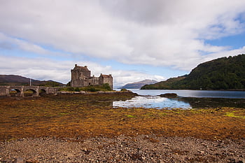 castle, eilean Donan Castle, scotland, landscape, highlands, medieval, nature, fortress, stoneworks, architecture, lake