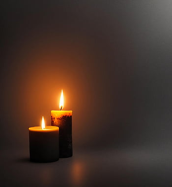 ai Generated, candles, power, light, source, burning Candles, fire, dark, incandescent