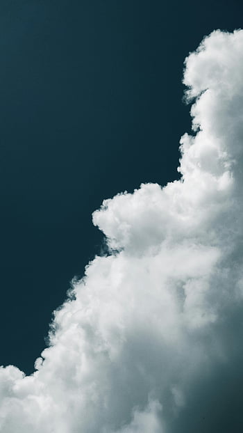 bílé mraky, tmavě modrá obloha, klidná atmosféra, cloudformace, nápadný obrázek, bílý mrak, modrá obloha, cloudové fotografie, přírodní pozadí, nebe a mraky