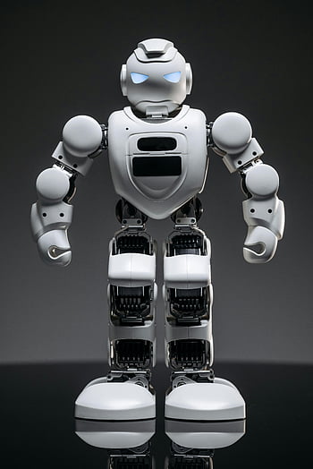 하얀 로봇 장난감, 번쩍이는 눈, 근접 촬영, 현대 장난감 로봇, 빛나는 눈, 기술 혁신, 로봇 장난감, 미래 지향적 인 디자인, 첨단 기술, 장난감 로봇, 로봇 눈