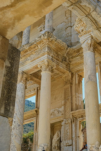 古代の大理石の建物、 コラム、 ローマ建築、 大理石の柱、 精巧な彫刻、 古代ローマ、 詳細なビュー、 歴史的建造物、 古典建築、 古代遺跡、 大理石の彫刻