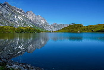 trüebsee, titlis, switzerland, panorama, alps, landscape, mountains, lake, hike, mountain Lake, nature