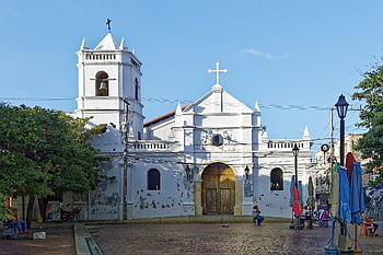 colombia, santa Marta, city, iglesia San Francisco, church, travel, building, city Square, architecture, colonial Style, historical
