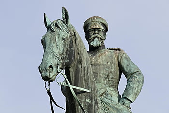 estatua, naturaleza, caballo, ecuestre, Monumento, escultura, oxidación, figura, Darmstadt