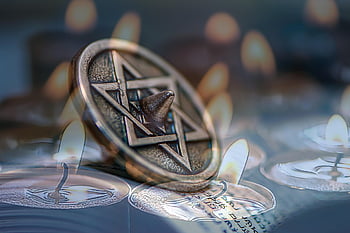 Davidova hvězda, thora, svíčky, judaismus, symbol, magen david, shalom, židovský, Blikající svíčky, Šabat, dreidel