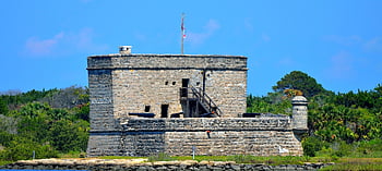 fort Matanzas, national Monument, florida, landmark, st Augustine, usa, architecture, landscape, historic Site, travel, st