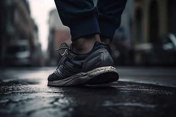 shoes, footwear, road, rain, trousers, nature, running, sports, fitness, jog, jogger