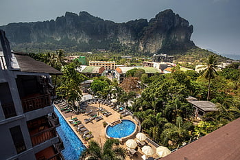 thailand, resort, landscape, nature, asia, island, phuket, beach, mountain, tourism, sea
