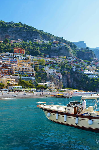 boats on sea, Positano cliffs, blue waters, travel bliss, vibrant cliffs, Positano boat tour, coastal scenery, seaside town, Amalfi Coast, Italian coast, Mediterranean travel