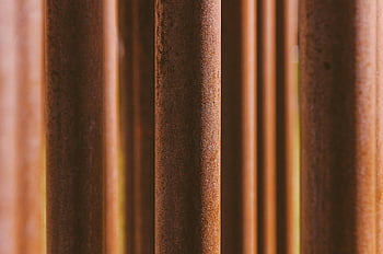 iron Bars, metal, surface, rust, texture, orange, ironbars